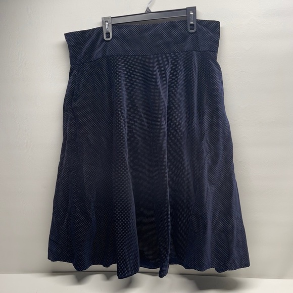 JIBRI WOMENS PLUS SIZE VELVET SKIRTS SIZE 2 mini polka dot - Picture 1 of 8